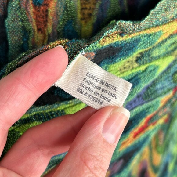 Funky chunky chevron multicolor scarf‎ - Picture 3 of 5